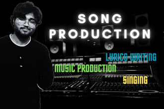 write hindi, urdu, punjabi sad romantic songs for you