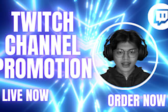 boost live viewers and chatters while streaming on twitch, twitch promotion