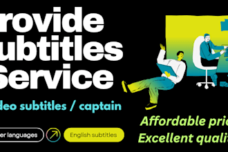 english and different languages subtitles in your video