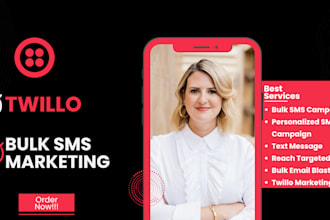 set up bulk sms marketing campaigns with twillo and two way messaging