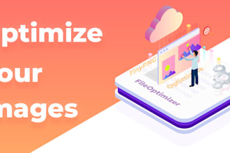 optimise image sizes for the web by compressing pictures