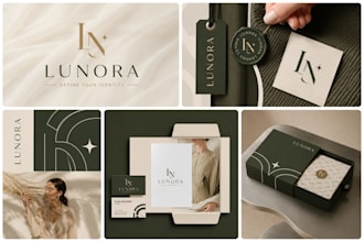 design a premium logo, brand identity, branding kit and brand style guide