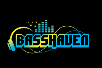 design a creative music studio and guitar logo