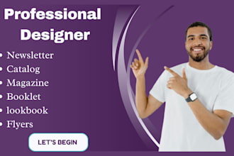 design professional newsletter, catalogs, lookbooks, booklets, flyers