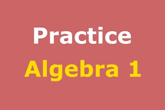 teach tutor mathematics algebra 1 online