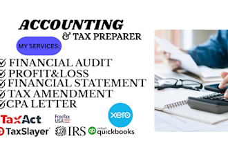 be tax consultant and file US tax return, amended tax, form 1120, 1040 to irs