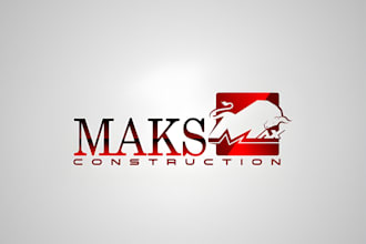 create your minimalist real estate realtor construction and business logo design