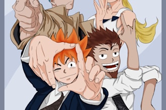 draw a original manga character