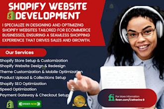 responsive shopify dropshipping store, shopify website development, shopify