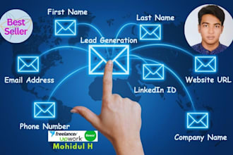 collect 100 genuine and active targeted b2b email leads
