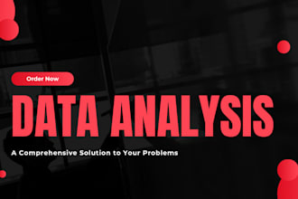do data analytics, statistical analysis, data science projects in python and r