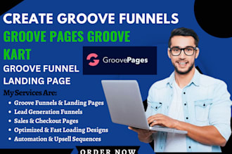 create groove funnels groove pages groove kart groove funnel landing page