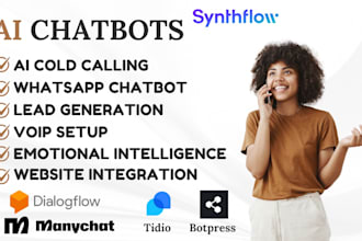 develop ai chatbot using dialogflow cx manychat botpress and chatgpt ai
