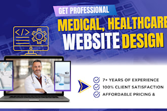 design medical, healthcare and dental website in wordpress