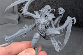 3d print your miniatures on a 16k resin printer