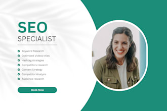 help you grow your youtube channel organically through SEO