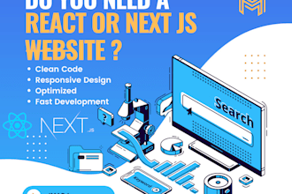 build a react or nextjs website with tailwind CSS