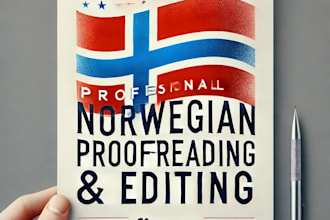 proofread and edit your norwegian text to perfection