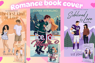 design romance book cover ebook cover paperback illustration romance character