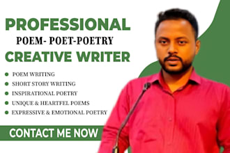 write creative poetry love poem short story and youtube script for you
