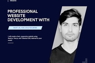 be your nuxt js, vue js frontend developer with ssr