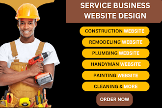 design handyman, cleaning, painting, pressure washing service website