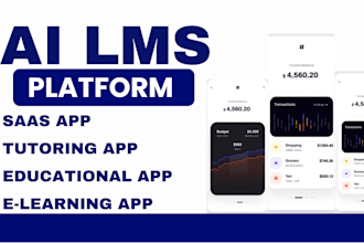 build content generation app, learning management multi tenant system ai lms app