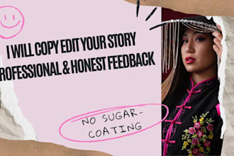 professionally copy edit your story