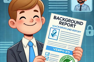 conduct a detailed background check on any US individual