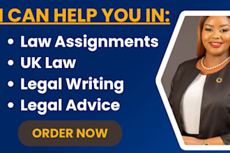 handle UK law tasks and legal writing