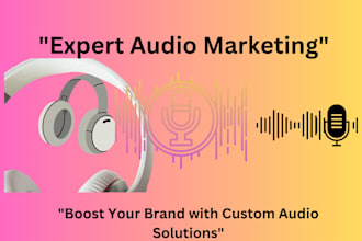 amplify your marketing with highquality audio production