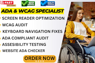 add wcag accessibility, ada compliance features to your wix website or shopify