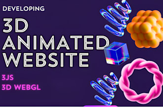 help you develop 3d animation on wordpress wix fix webflow shopfiy 3js scrolling