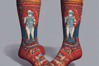 create beautiful socks design
