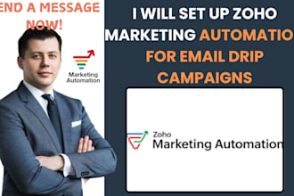 set up zoho marketing automation for email drip campaigns