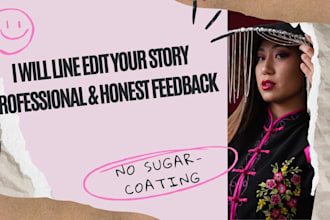 professionally line edit your story