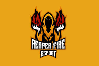 make professional initials gaming logo