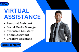 be your creative administration personal virtual assistant executive assistant