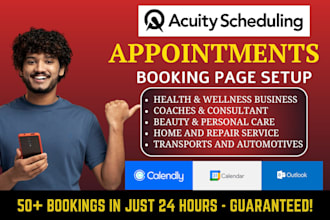 setup acuity appointment booking page, acuity scheduling, squarespace booking