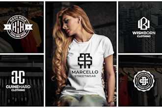 do initial letters monogram and urban streetwear logo