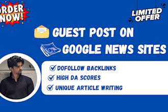 create you dofollow guest posts on google approved SEO sites