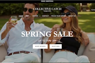 create shopify website design, shopify store design, shopify website redesign