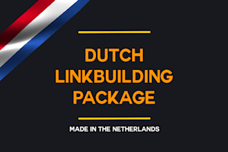 do dutch SEO backlinking for 1 year