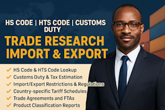 help with your hs code hts code, customs duty, import export trade research data