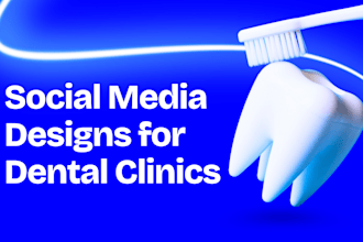 create professional social media designs for dentists