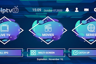 rebrand latest iptv apk with admin panel ibo player smarters nextv tivimate 4k