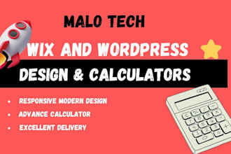 create web calculator for wix wordpress and ecommerce stores