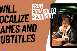 localize your text, game or subtitles