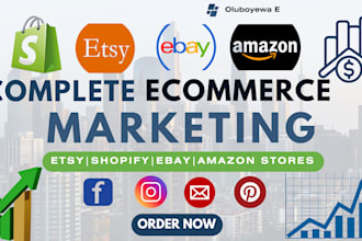promote and advertise your etsy, ebay, shopify and amazon stores to boost sales