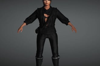 realistic game character, 3d game asset armour, 4k texture, ue5 rig, unity model